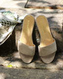 Lea suede cigar slippers - 48h