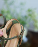 Scarlett chocolate brown sandals - 48h 
