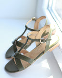 Scarlett chocolate brown sandals - 48h 