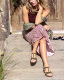 Scarlett chocolate brown sandals - 48h 