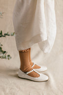Rosalia white ballet flats - 48h