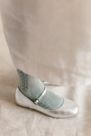 Antonia silberne Ballerinas - 48 Stunden