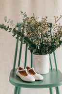 Rosalia white ballet flats - 48h