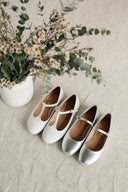 Rosalia white ballet flats - 48h