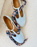Lotta marineblaue Wildleder-Ballerinas