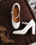Luna olivgrüne High Heels 
