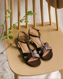 Scarlett chocolate brown sandals - 48h 
