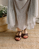 Scarlett chocolate brown sandals - 48h 