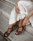 Scarlett chocolate brown sandals - 48h 