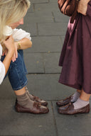 Meryl chocolate brown moccasins (ships in 48h)
