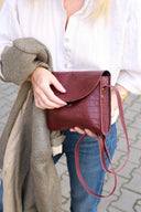 Chocolate crocodile messenger bag - 48h