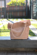 Torba shopper welur beż - 48h