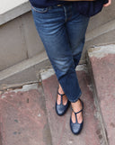Lotta navy blue ballet flats (ships in 48h)