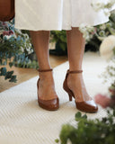 Obcasy Elena miodowe