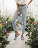Lotta marineblaue Wildleder-Ballerinas