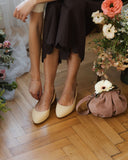 Oriana ballet flats in suede cigar