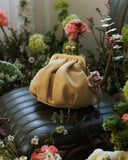 Torebka z biglem mała zamsz butter yellow