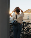 Torebka z biglem granat lico