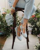 Lotta marineblaue Wildleder-Ballerinas