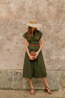 Sandały na obcasie Harriet koniakowy brąz - 48h