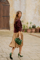 Vivienne Green Wildleder-Pumps 