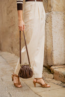 Torebka z biglem mała czekoladowy brąz