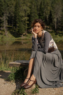 Baleriny Lotta czekoladowy brąz