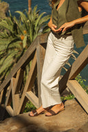 Lea flip-flops chocolate brown - 48h