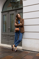 Mokasyny Alva czekoladowy brąz - 48h