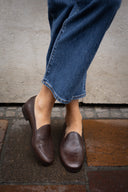 Mokasyny Alva czekoladowy brąz - 48h