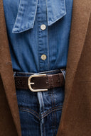 Szeroki pasek czekoladowy krokodyl - 48h