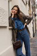 Szeroki pasek czekoladowy krokodyl - 48h