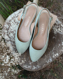 Oriana Ballerinas aus Wildleder in Cigar 