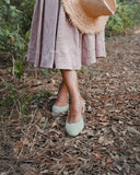 Oriana Ballerinas aus Wildleder in Cigar 