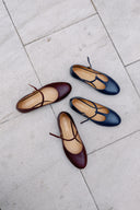 Lotta navy blue ballet flats (ships in 48h)