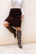 Carmen mocha boots (ships in 48h)