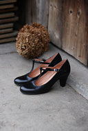 Schwarze Astrid-Heels 