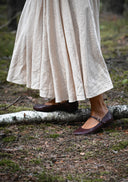 Mary-Jane Chocolate Brown Ballerina Flats