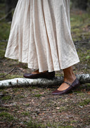 Mary-Jane Ballerinas, Schokoladenbraun - 48 Stunden
