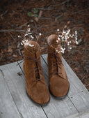 Trzewiki Klara welur cigaro - 48h