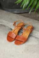 Amalia cognac brown sandals - 48h