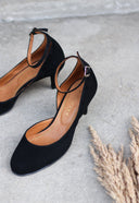 Elena heels black suede - 48h