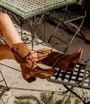 Abigail velvet cigar cowboy boots - 48h