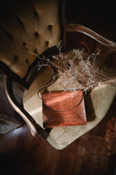 Torba listonoszka brąz krokodyl