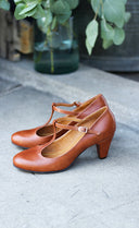Astrid Heels cognacbraun 