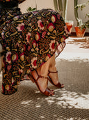 Amalia cognac brown sandals - 48h
