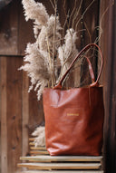 Torba shopper koniakowy brąz - 48h