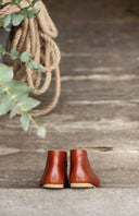 Heidi Boots in Cognacbraun