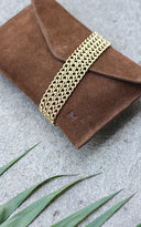 Multi-purpose velvet cigar clutch bag