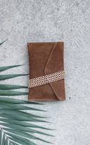Multi-purpose velvet cigar clutch bag